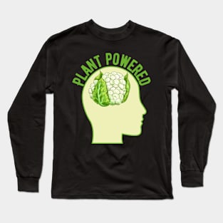 Plant Powered (Light Green) Long Sleeve T-Shirt